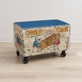Mango Wooden Basket - 59 x 20 x 40 cm - SKU M-9061