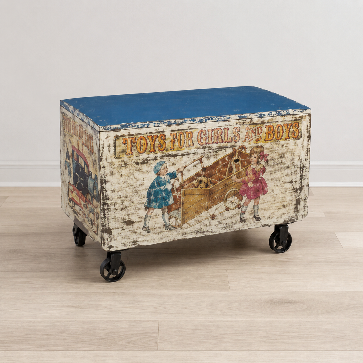 Mango Wooden Basket - 59 x 20 x 40 cm - SKU M-9061
