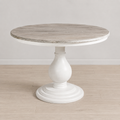 Knolls Dining Table Two Tone (White Base) 48" - 120 x 120 x 75 cm - SKU WW2000TT/48