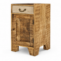 Wooden One Drawer One Door Bedside - 40 x 44 x 65 cm - SKU KCH-2022-011