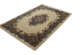 Handknotted Indo Wool Aubusson Rug