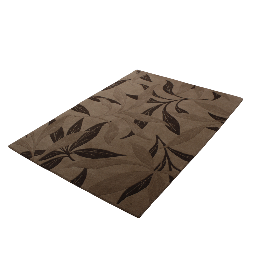 Handgetufteter Wollteppich – Sand