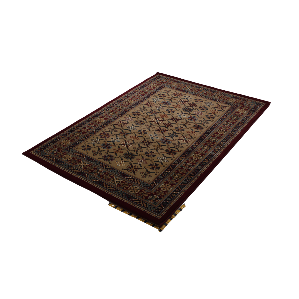 Herat Webteppich – Rot / Creme