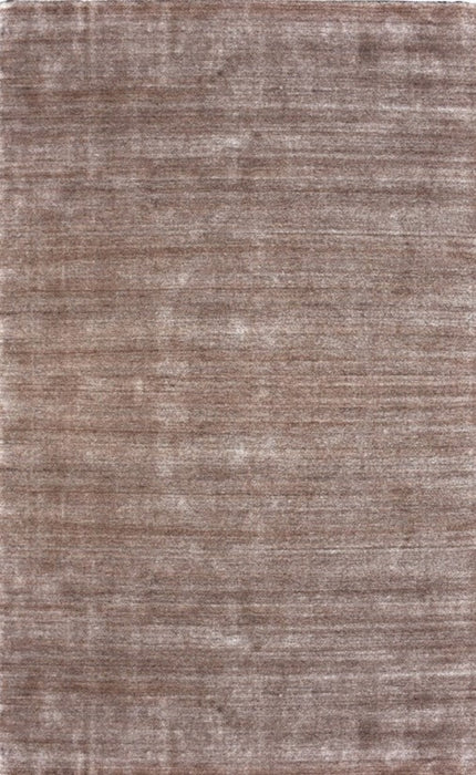 Handwoven Viscose Carpet - Brown