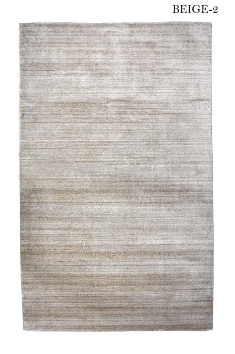 Handwoven Viscose Carpet - Beige 2